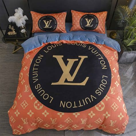 louis vuitton bed set|Louis Vuitton comforter set king.